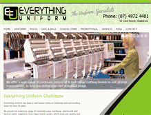 Tablet Screenshot of everythinguniform.com.au